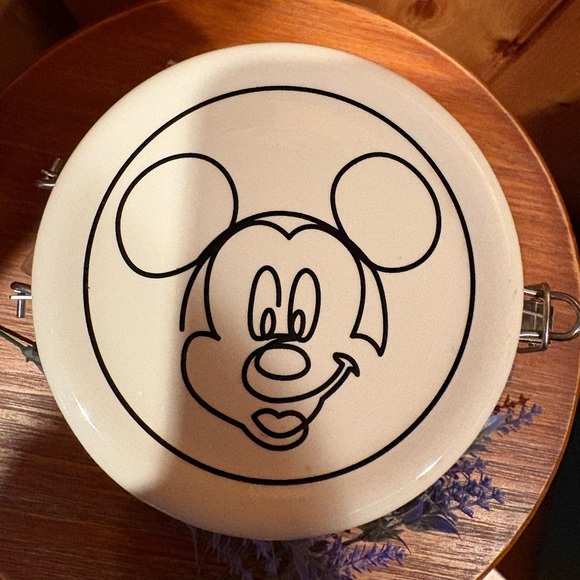 Disney Sketchbook Mickey Mouse ceramic canister 5” - Picture 5 of 10